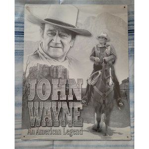John Wayne, An American Legend, Metal Sign